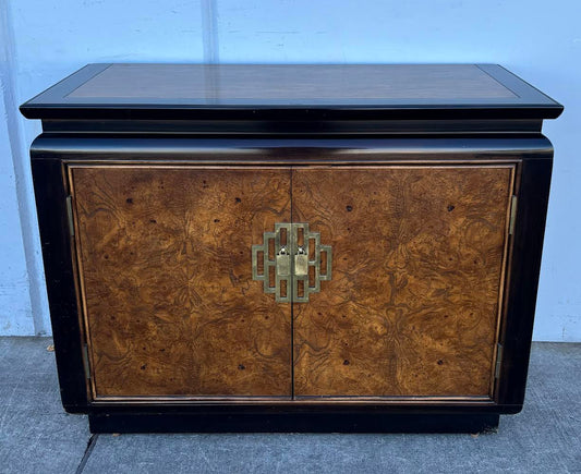 Vintage Chinoiserie Serving Table/Buffet/ cabinet- Lacquered