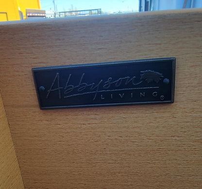 Abbyson living chateau goldtone wood mirrored 2-drawer nightstands (2 available)
