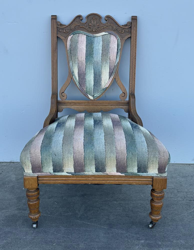 Vintage Armchair striped