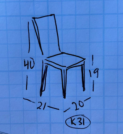 Dining Side Chairs, a pair