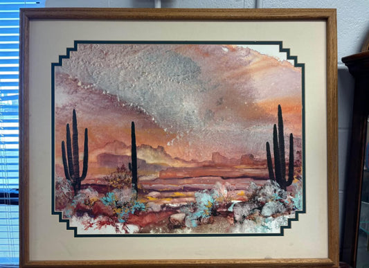 Framed Desert Dusk Print