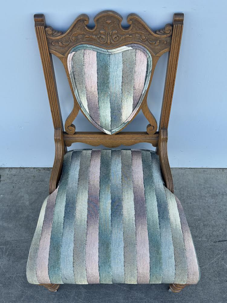 Vintage Armchair striped