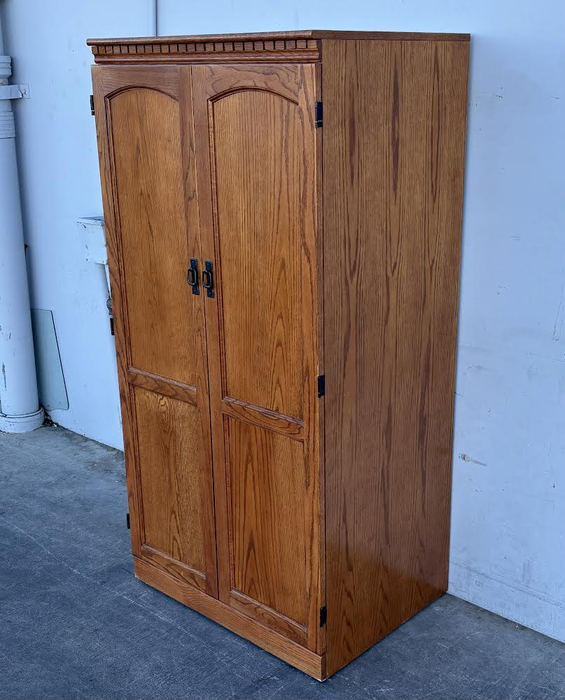 Vintage Armoire Computer Desk