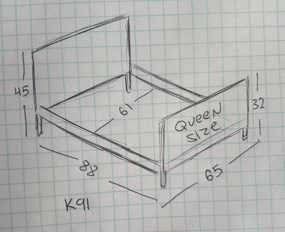 Queen Size Bed Frame Wood