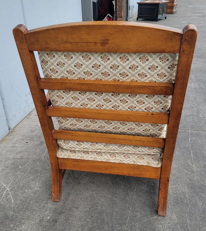 antique/ vintage floral armchair
