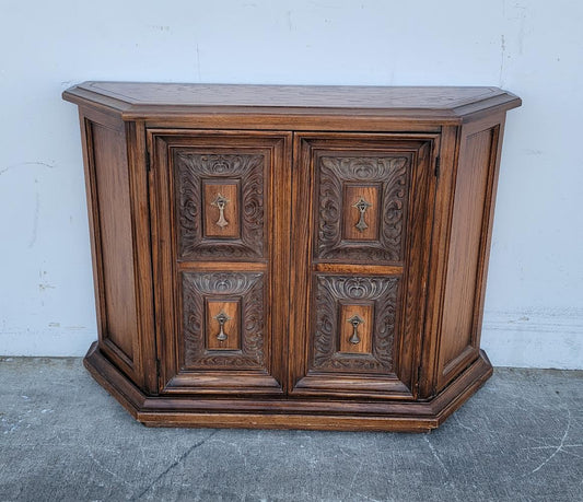 Buffet/ cabinet/ credenza half octagon
