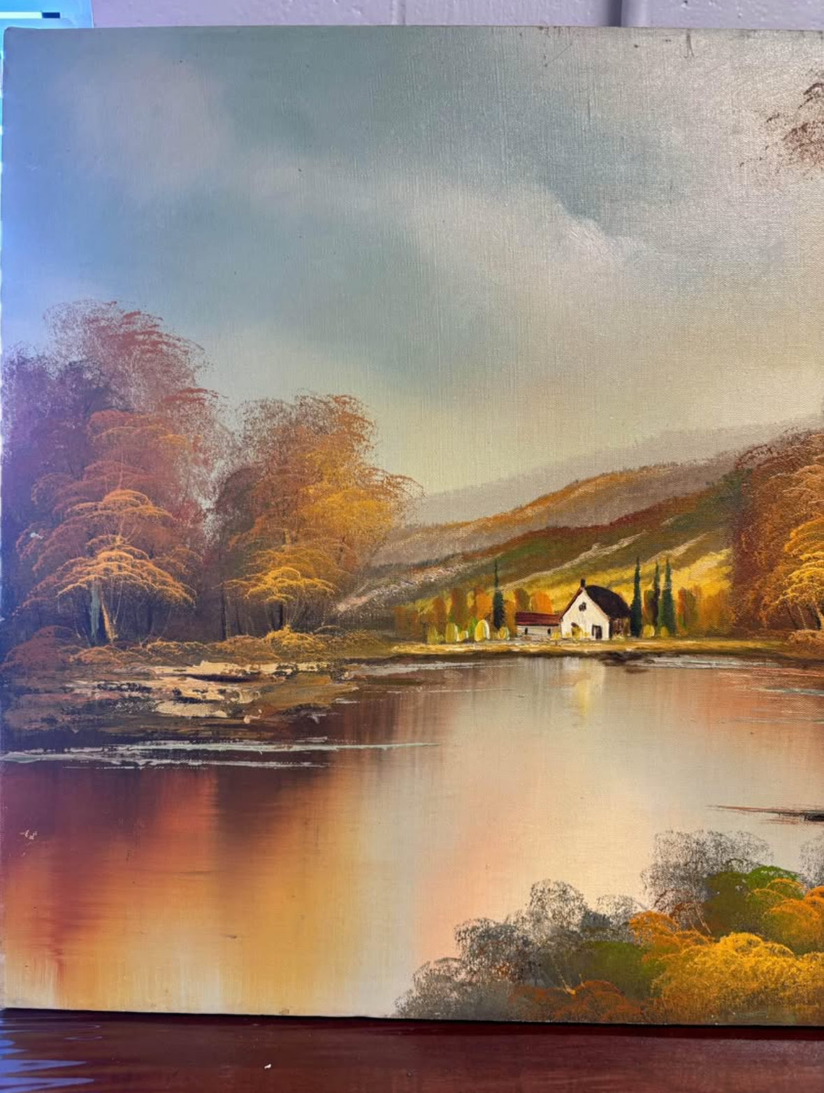 Vintage Scenery Oil Painting