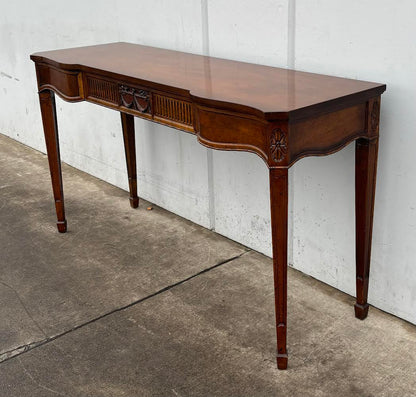 Antique Adam Style Mahogany Console Entryway Table