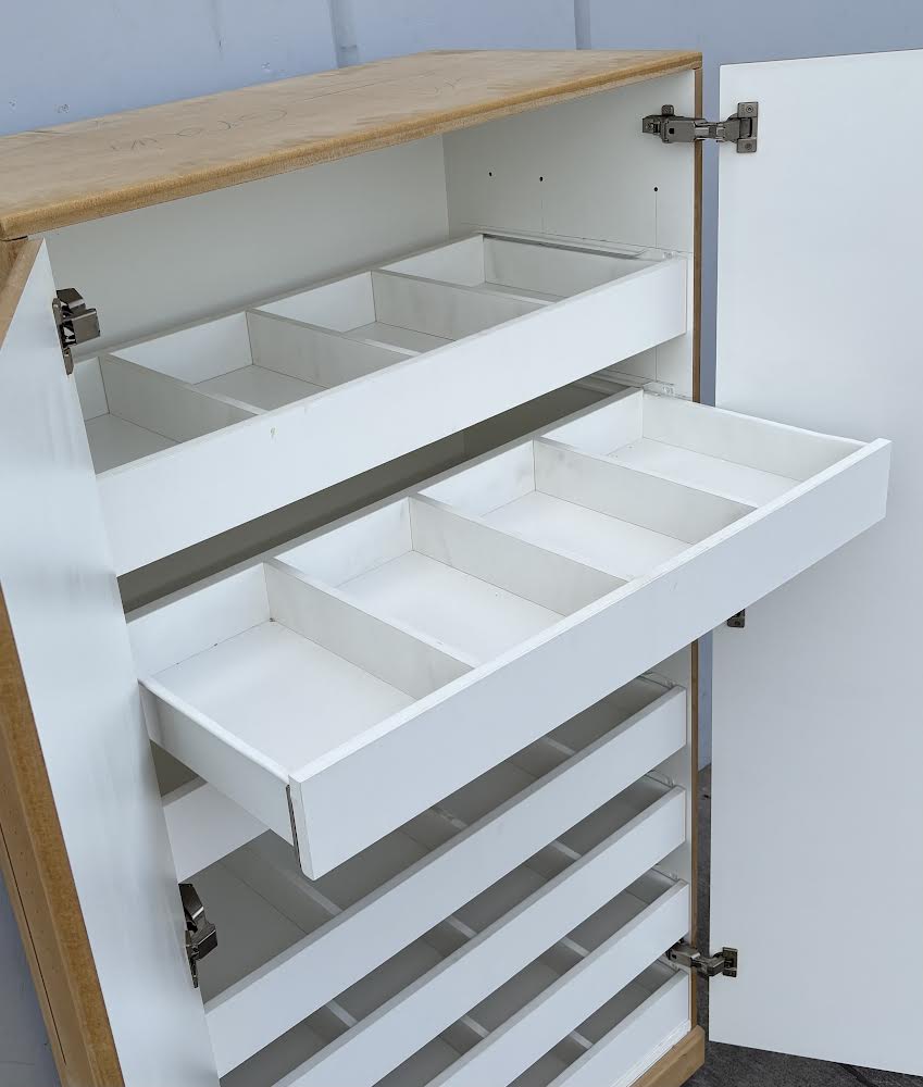 Vintage Wardrobe Hutch Tall Dresser Organizer