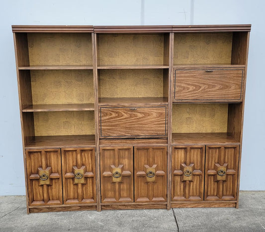 bookcases/ bookshelves cabinet wall unit vintage