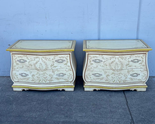 Vintage Drexel Heritage French Provincial 2 Matching Night Stands