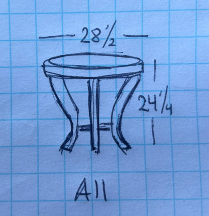 Karges end/ side table round