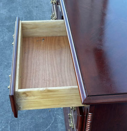 Cherry Dresser with Mirror