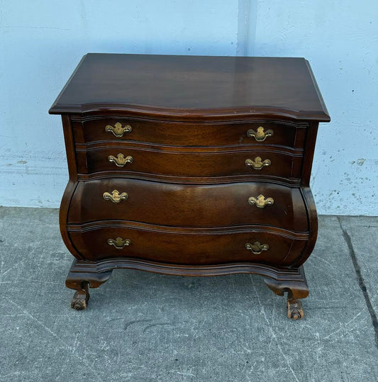 Vintage Nightstand Drawers With Gold Handles