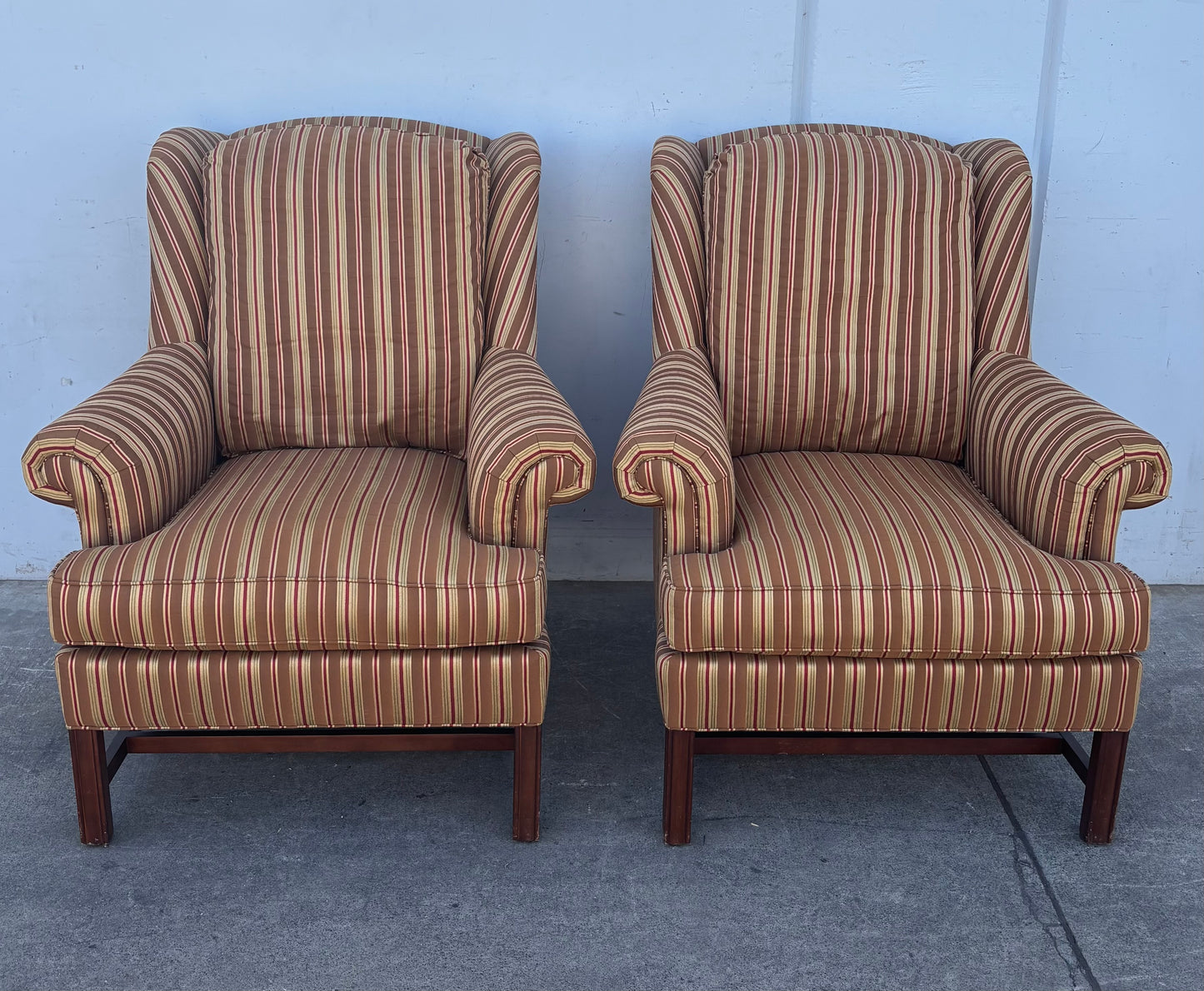 Striped armchairs (2)