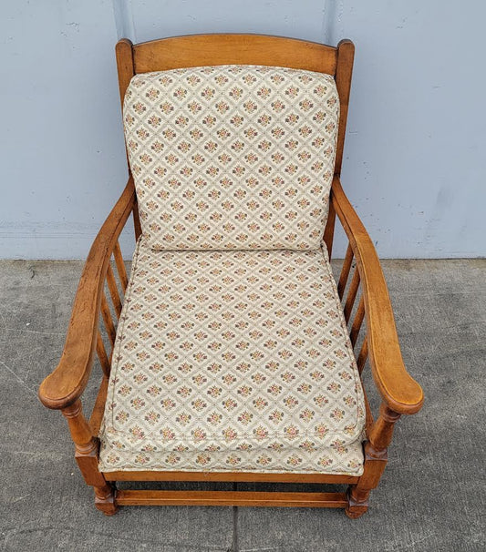 antique/ vintage floral armchair