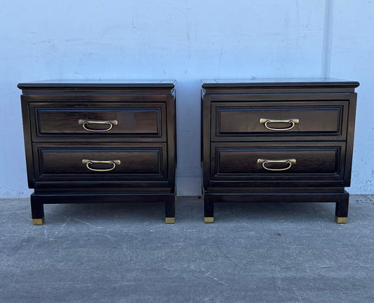American of Martinsville Asian Modern Chest Night Stands End Tables
