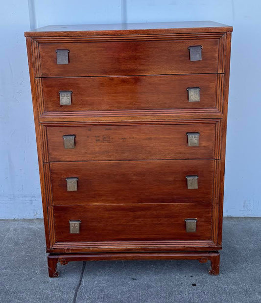 Five-Drawer Chests Mahogany Dresser