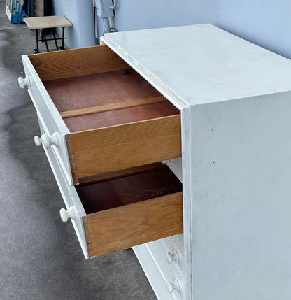 Tall White Wide Johnson Furniture Co Dresser