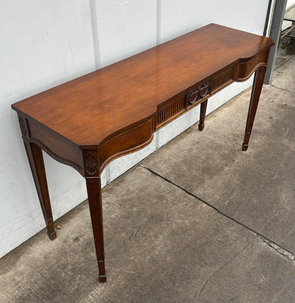 Antique Adam Style Mahogany Console Entryway Table