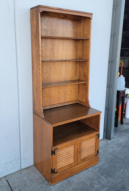 Ethan Allen bookcase dining room hutch