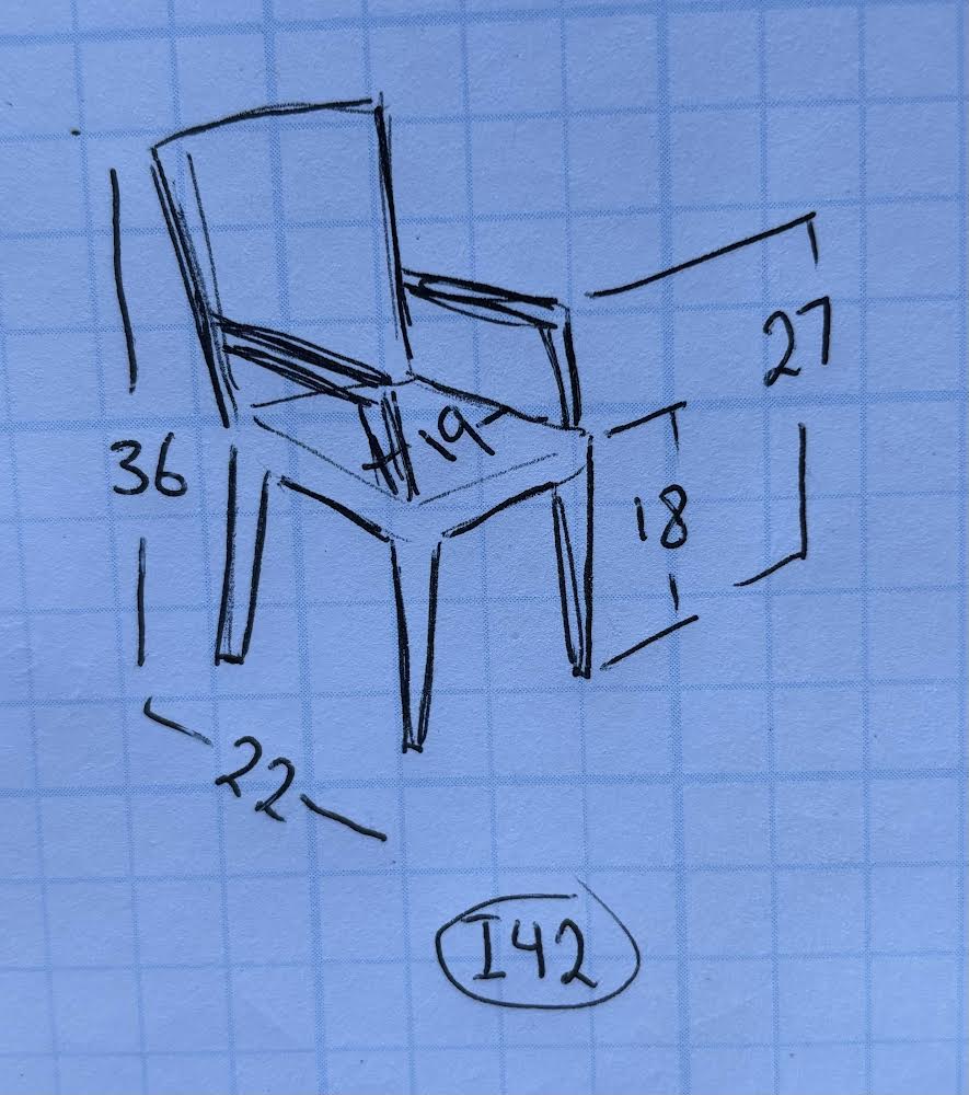Antique Office Arm Chair