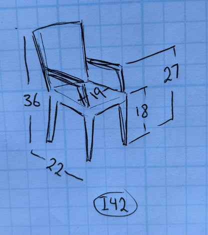 Antique Office Arm Chair