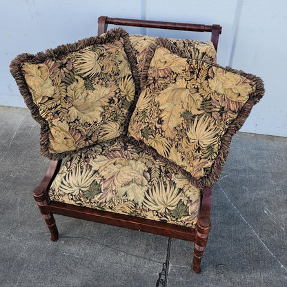 Antique/ vintage armchair with 2 pillows French style