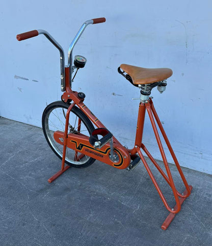 Vitamaster Roto vintage orange cycle exercise bike