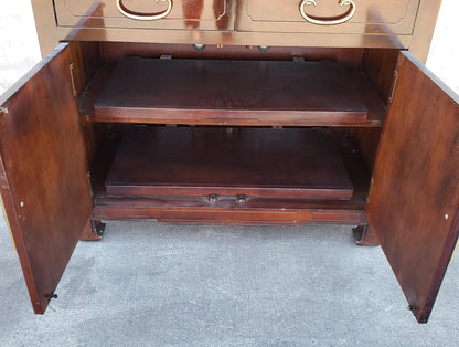 American Of Martinsville asian chinoiserie style armoire/tv cabinet
