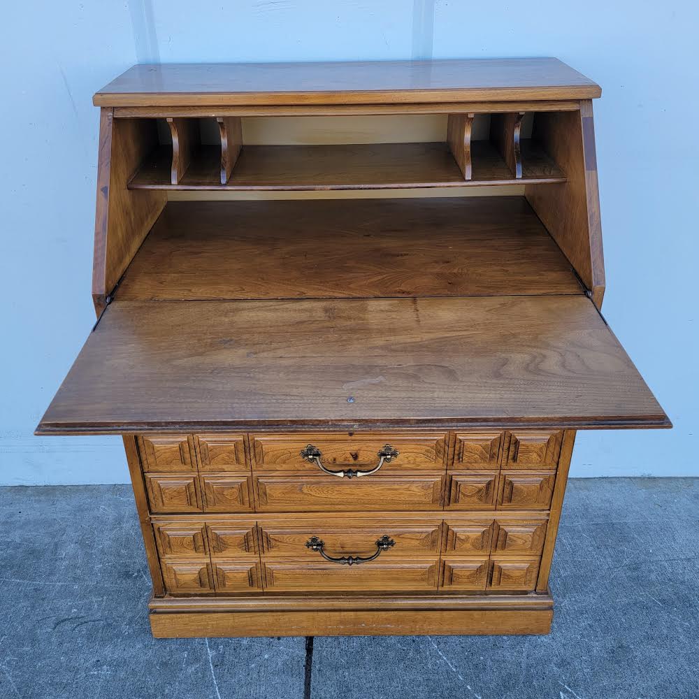 Antique/ vintage drop front secretary desk /dresser