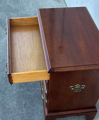 Cherry 4 Drawer Night Stand