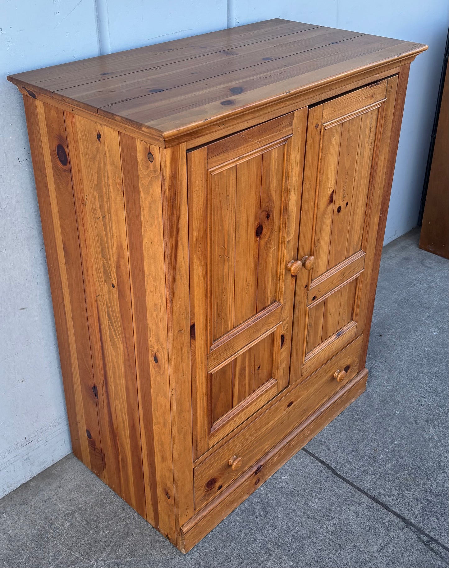 Entertainment center cabinet armoire