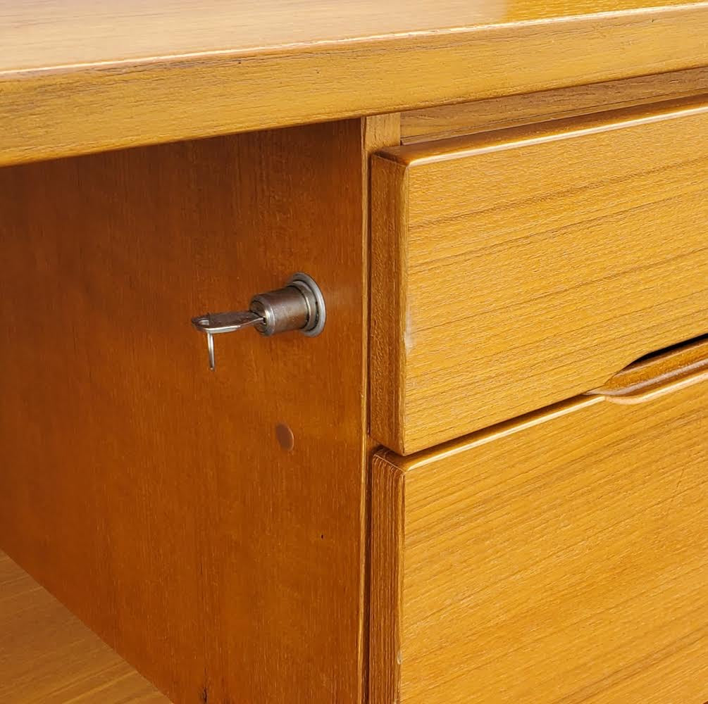 Danish teak 2 desks one with hutch Jesper