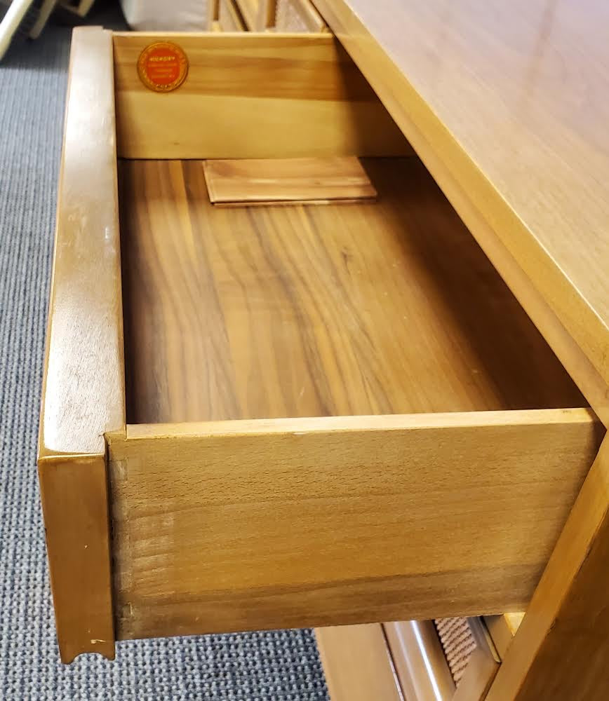 Hickory mid century light wood/honey dresser/sideboard/buffet