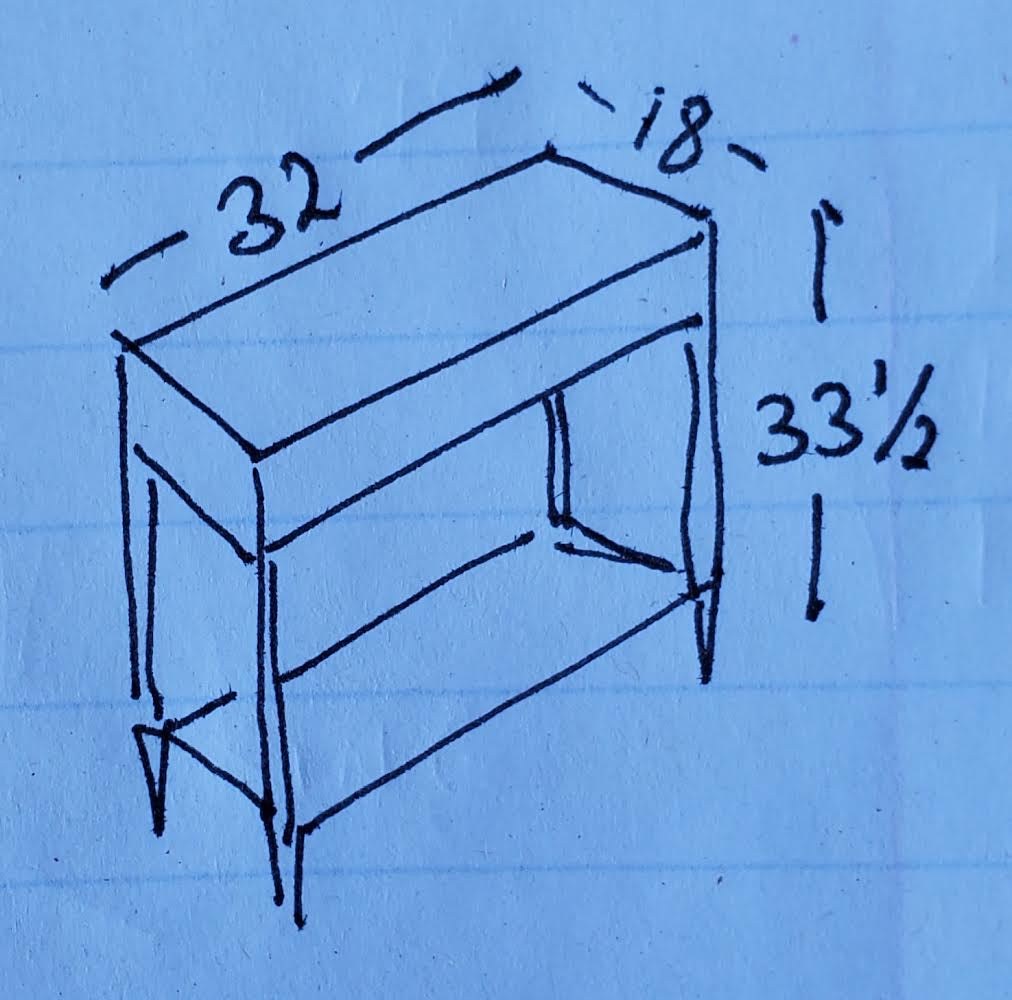 Console/sofa/hall table Bombay style