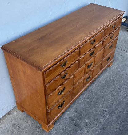 Genuine eastern hard rock maple Solid Wood 12 Drawer Antique Dresser L A period Furn.