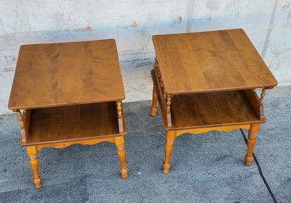 Baumritter end/side tables (2)
