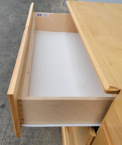 Pali seven drawer dresser/ cabinet light wood
