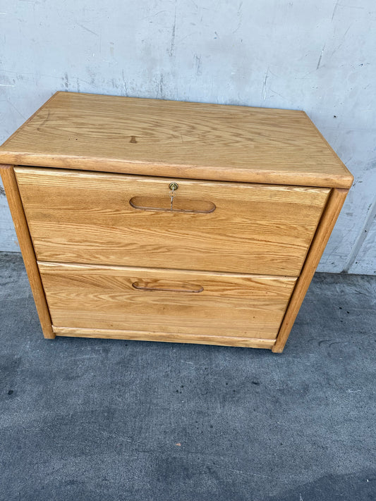 aspen furniture light wood file/ storage cabinet
