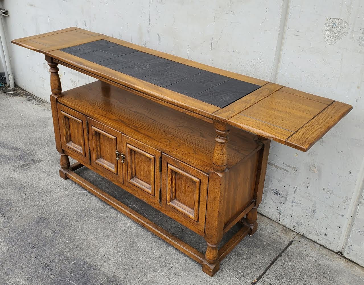Buffet sideboard drop down leaves server