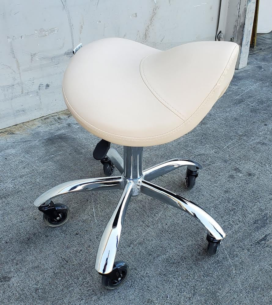 Dr lomilomi rolling saddle seat salon/clinic stool