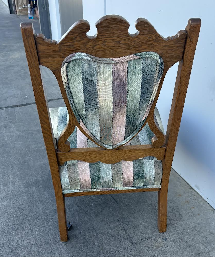 Vintage Armchair striped