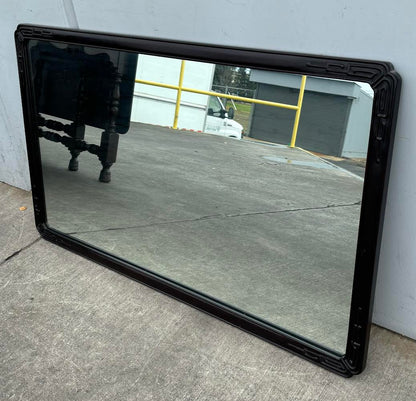 Vintage Wood Carved Chinese Large Mirror