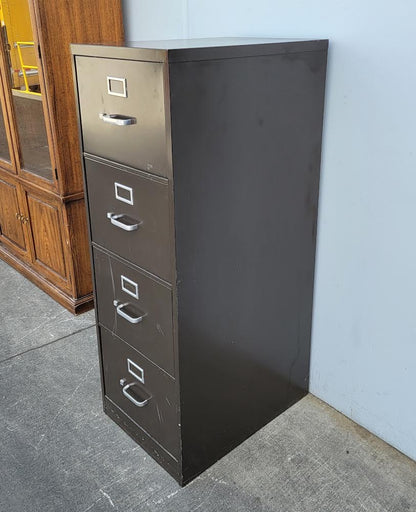 Black vertical file cabinet