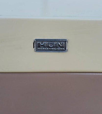 Hon metal tan vertical 4 drawer file cabinet