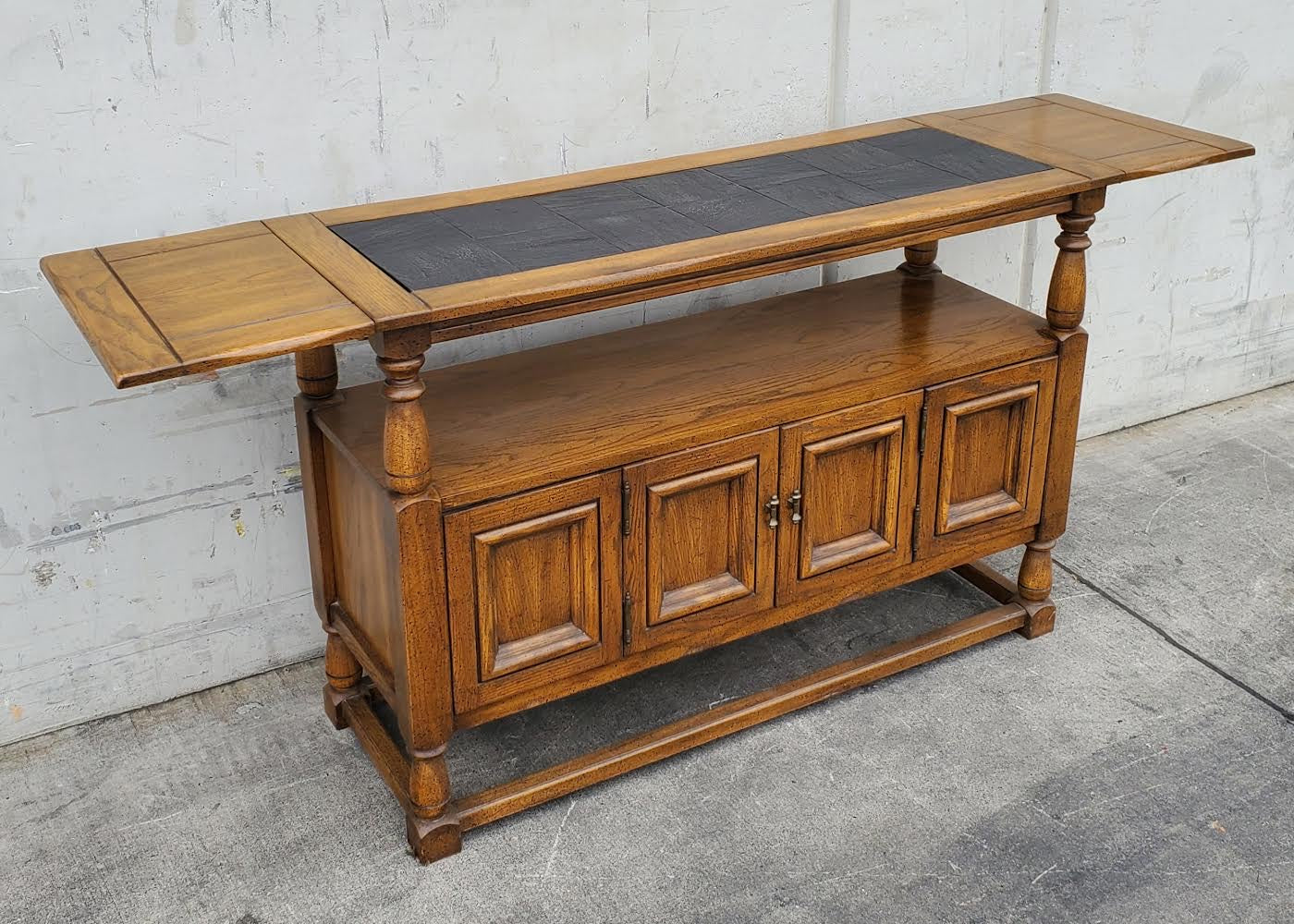 Buffet sideboard drop down leaves server