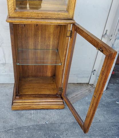 Narrow display/curio cabinet tall