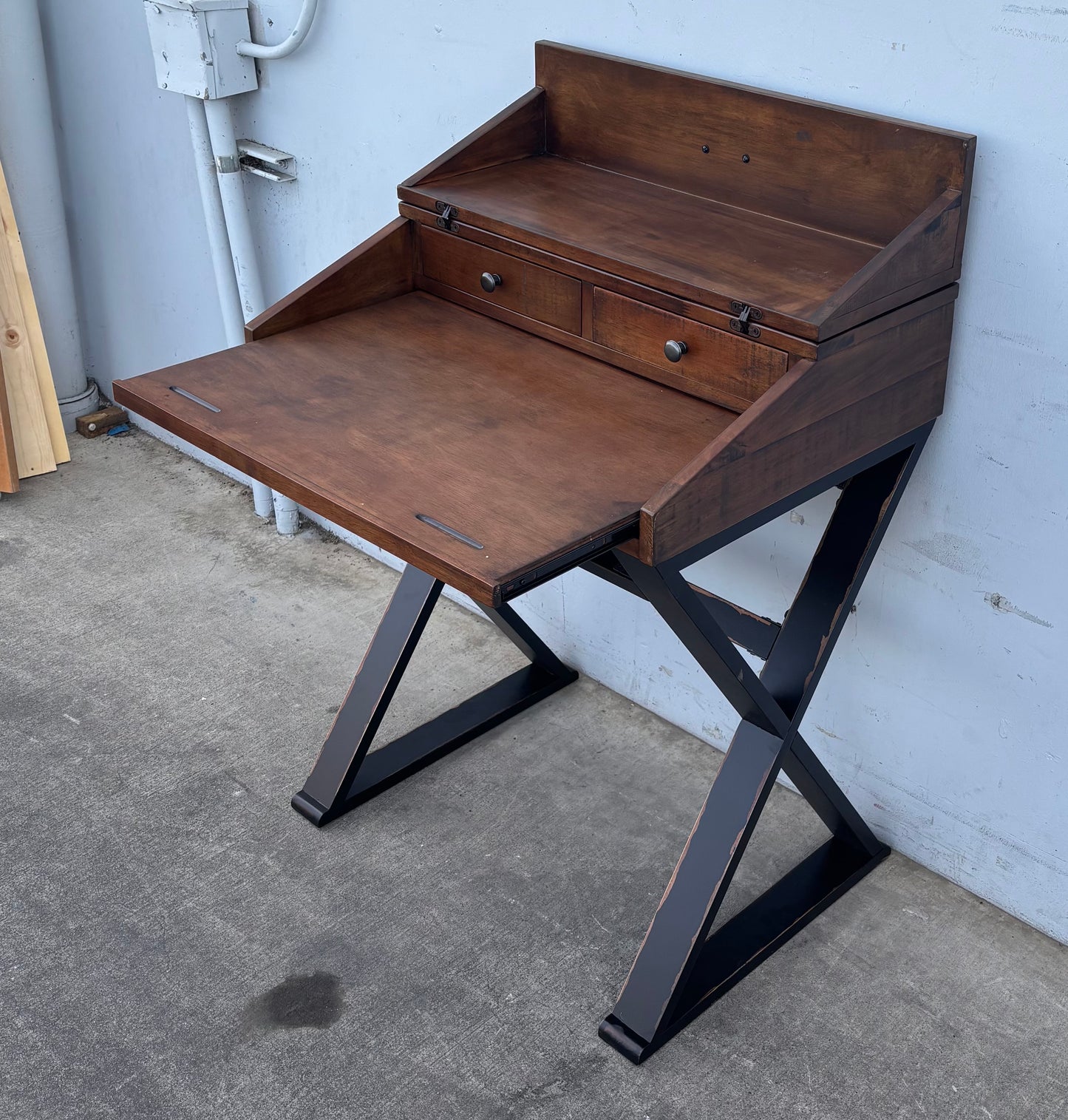 world market style secretary writing desk