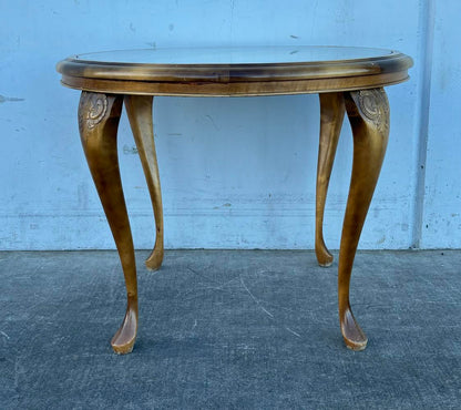 Vintage coffee table, Chippendale design, table living room, 60s, Germany